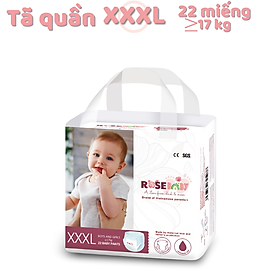 Bịch Bỉm Quần Rose Baby Size XXXL22 22 miếng