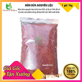 Mua Xơ Dừa Mùn Dừa Nguyên Liệu 1KG Của Viên Nén Mùn Dừa Xơ Dừa Nén 5KG Tỷ Lệ Mùn 90 Xơ 10  Mịn và Tơi Xốp