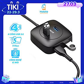 Mua Bộ HUB Chuyển Đổi USB 3.0  4 IN1 ACOME Tốc Độ Truyền Tải Cao  Công nghệ IC Mới - Hàng Chính Hãng