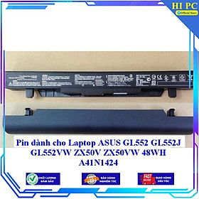 Mua Pin dành cho Laptop ASUS GL552 GL552J GL552VW ZX50V ZX50VW 48WH A41N1424 - Hàng Nhập Khẩu