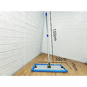 Mua Cây lau cán rút gọn  Lau sàn nhà công nghiệp  lau ôtô xoay được 360 được làm bằng chất liệu hợp kim Nhôm cao cấp ( các kích thước ) tặng 1 bông sơ cua