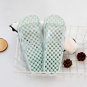 Mua Dép đi trong nhà tắm / Nhà vệ sinh Massage Chân_Màu xanh ngọc & Xanh dương nhạt_ size M & L_ HÀNG XUẤT NHẬT/ CHÂU ÂU_hàng chất lượng tốt