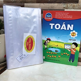 Bìa kính bao sáchbao sách chan troi sang tao, luyện tập mỹ thuật, tiếng anh