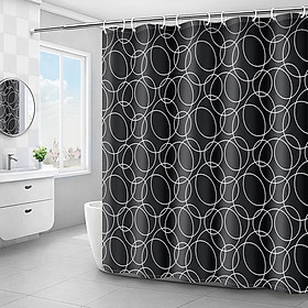 Mua Rèm PhòngTắm  Rèm Cửa Chống Thấm Nước và Chống Nấm Mốc (Kèm móc)
