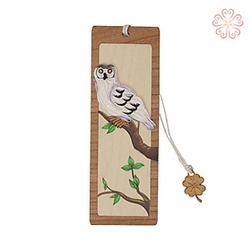 Bookmark Giấy Xoắn Hình Cú Tuyết Hedwig Size 5.3 x13.5cm