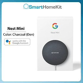 Google Nest Mini Loa thông minh tích hợp trợ lý ảo - Hàng Nhập Khẩu - Màu Đen