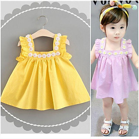 Áo Váy thô lụa Quảng Châu cho bé 10-18kg