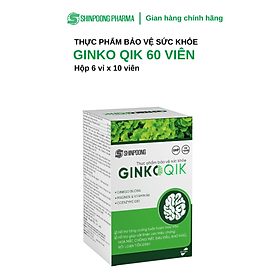 Viên Uống GINKOQIK Hoạt Huyết, Hỗ Trợ Não Và Trí Nhớ - SHINPOONG PHARMA