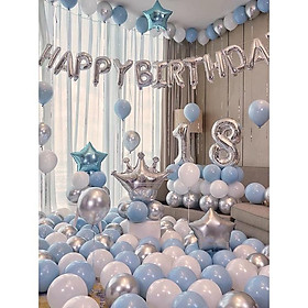 Mua SÉT BÓNG TRANG TRÍ SINH NHẬT SIÊU NHŨ  HAPPY BIRTHDAY  DỄ DÀNG TRANG TRÍ VỚI ĐẦY ĐỦ PHỤ KIỆN HỖ TRỢ