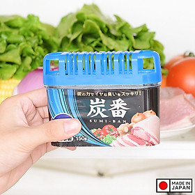 Sáp khử mùi tủ lạnh - than hoạt tính Kokubo 150g - Made in Japan