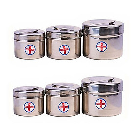 Mua Hộp đựng bông cồn y tế inox (cỡ trung 8cm)