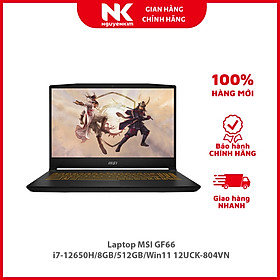 Mua Laptop MSI GF66 i7-12650H/8GB/512GB/Win11 12UCK-804VN - Hàng chính hãng