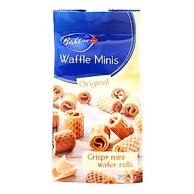 Bánh xốp cuộn Bahlsen Waffle Minis Original gói 75g