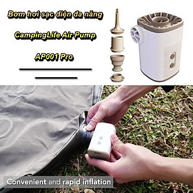 Bơm hơi sạc điện đa năng CampingLife Air Pump AP001 Pro - Home and Garden