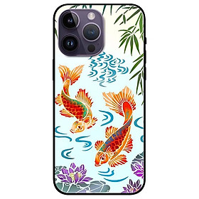 Ốp lưng dành cho iphone 14 - iphone 14 plus - iphone 14 pro - iphone 14 pro max - couple koi