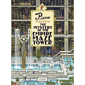 Sách - Pierre The Maze Detective: The Mystery of the Empire Maze Tower by Hiro Kamigaki (UK edition, hardcover)