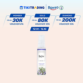 Xịt khử mùi chiết xuất thiên nhiên Refre Natural Rosemary Hương Thảo (30ml)