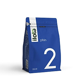 Cà phê ILOTA 2 PHIN Robusta Coffee gu mạnh đậm đắng dạng bột gói 500gr