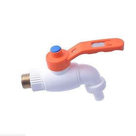 Mua Vòi máy giặt bằng nhựa PPR trắng - Đầu vào vòi nước bằng đồng