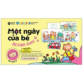 [Einstetin Books] Thẻ Học Thông Minh : Một Ngày Của Bé - Action Fun!