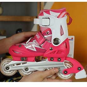 Giày trượt patin COUGAR 835L-12  Hàng chính hãng có bánh đèn phát sáng, giày có thể điều chỉnh size có thể sử dụng 1-2 năm