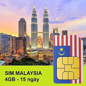 Sim 4G Malaysia Gói 4GB Trong 15 Ngày