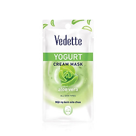 Mặt nạ sữa chua nha đam Vedette Yogurt Mask Aloe 10ml