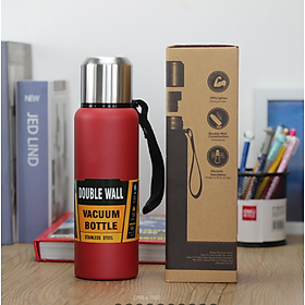 Mua Bình giữ nhiệt nóng lạnh DOUBLE WALL  500ML / 1000ML inox chất lượng - bình nước giữ nhiệt - binh giư nhiet inox - ly giu nhiet inox - bình uống nước thép không rỉ - ly uống nước