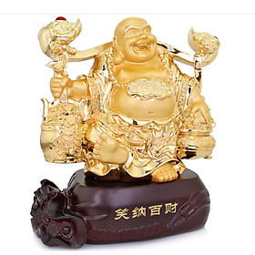 Tượng Phật Di Lặc Gánh Tụ Châu Vàng