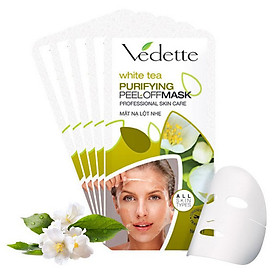 Lô 5 Mặt Nạ Lột Nhẹ Dưỡng Da Vedette Trà Trắng 12ml
