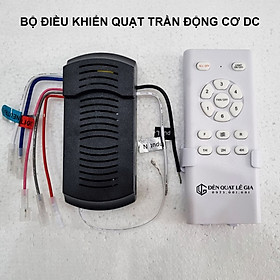 Mua Bộ Nguồn Và Điều Khiển Từ Xa Quạt Trần DC Lê Gia 6 Số To - Trắng