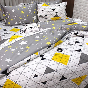 Bộ ga gối 4 món cotton Hàn Julia 263BK18