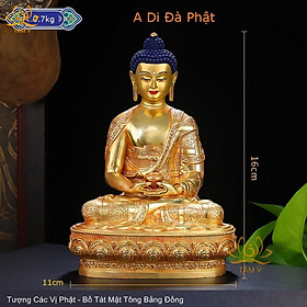 Tôn Tượng Phật các Bổn tôn Liên Hoa Sinh, Quan Âm, Tara, Hoàng Thần Tài, Dược Sư, Địa Tạng....16cm kim cương mật tông