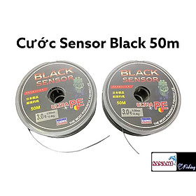 Hình ảnh Dây câu cá cuộn lõi cước sensor black 50m đủ size