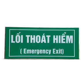 Mua Bảng hiệu LỐI THOÁT HIỂM - Chất liệu Mica