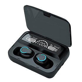 Bluetooth 5.1 True Wireless Earbuds Built in Mic Headset Touch Control black