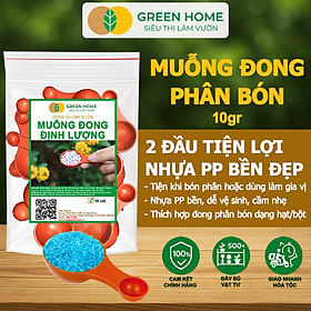 Mua 10 Muỗng Đong Định Lượng Greenhome  2 Đầu  Chia Vạch Sẵn  Tiện Lợi  Đong Phân Bón Dạng Bột  Gia Vị