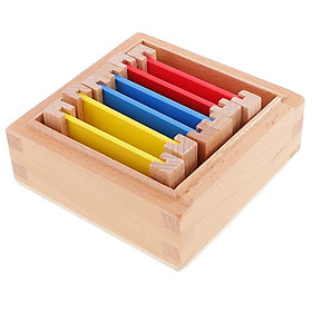 Montessori Sensorial Vật Liệu Học Màu Hộp đồ Chơi Giáo Dục Trẻ Em