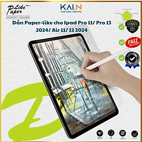 Dán màn hình dành cho iPad Paper-like Kai Cao Cấp chống vân tay cho cảm giác vẽ như trên giấy_ Hàng chính hãng