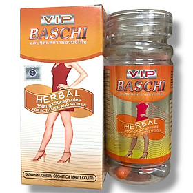 Viên uống giảm cân Baschi cam VIP - Hộp 30 viên - Xuất xứ Thái Lan - Mã số 1553