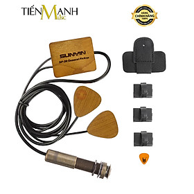 Pickup Nhạc Cụ 3 Đầu Thu Adeline AD86 - Bộ Thu Âm Thanh Cho Đàn Guitar, Piano, Guzheng, Guqin AD-86 Hàng Chính Hãng - Kèm Móng Gẩy DreamMaker