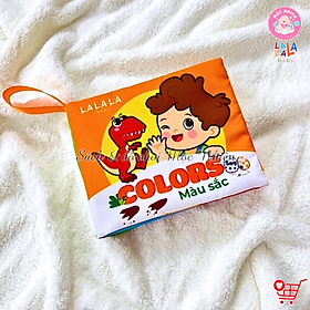 Sách vải Lalala baby kích thích thị giác cho bé sơ sinh 0 đến 12 tháng