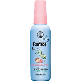 Dung Dịch Chống Muỗi Cho Bé Từ 6 Tháng Tuổi Remos Mentholatum Hương Khuynh Diệp 60ml