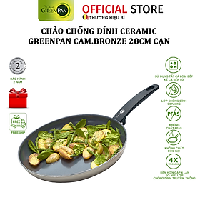 Mua Chảo chống dính ceramic GreenPan Cam.Fbronze 28cm cạn - 651697 (không chất ung thư)