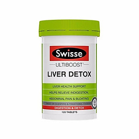 Viên Uống Hỗ Trợ Thải Độc Gan Swisse Liver Detox Úc 120 viên