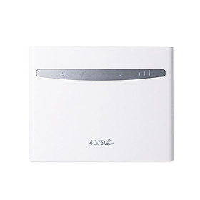 Phát wifi từ sim 4G/5G LTE B525 sóng siêu mạnh siêu xa - dùng nguồn trực tiếp 12V (trắng)