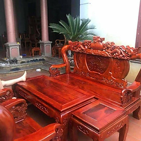 Mua Bộ bàn ghế phòng khách nghê đỉnh tay 12 - hàng 6 món