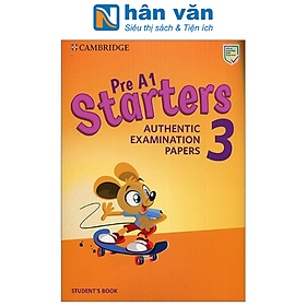 Pre A1 Starters 3 Student's Book: Authentic Examination Papers