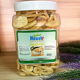CHUỐI SẤY GIÒN NUNUTS HŨ 500G