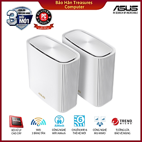Mua Hệ Thống MESH WI-FI 6 ASUS XT8 (W-2-PK) ZenWiFi Chuẩn AX6600 3 Băng Tần- Hàng Chính Hãng